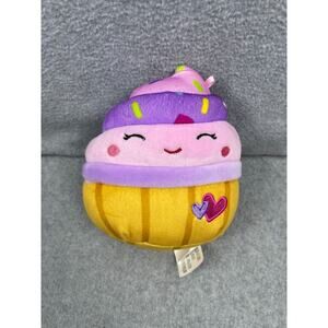 Squishmallows 5" KIMMIE the Cupcake Plush - Heart Sprinkles Valentines Day CUTE!